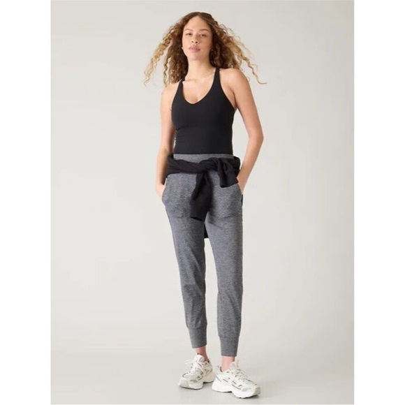 ATHLETA Venice Jogger Travel Casual Athleisure Pants Heather Gray XS - Picture 3 of 16